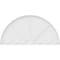 Ekena Millwork Half Round 3 Spoke Architectural Grade PVC Pediment, 80"W x 40"H x 2"P PEDPS080X400HRO03 - alternate 4
